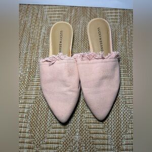 Lucky Brand Women's Bapsee Mule Sandals,Slip On,Pointed Toe,Size 6M